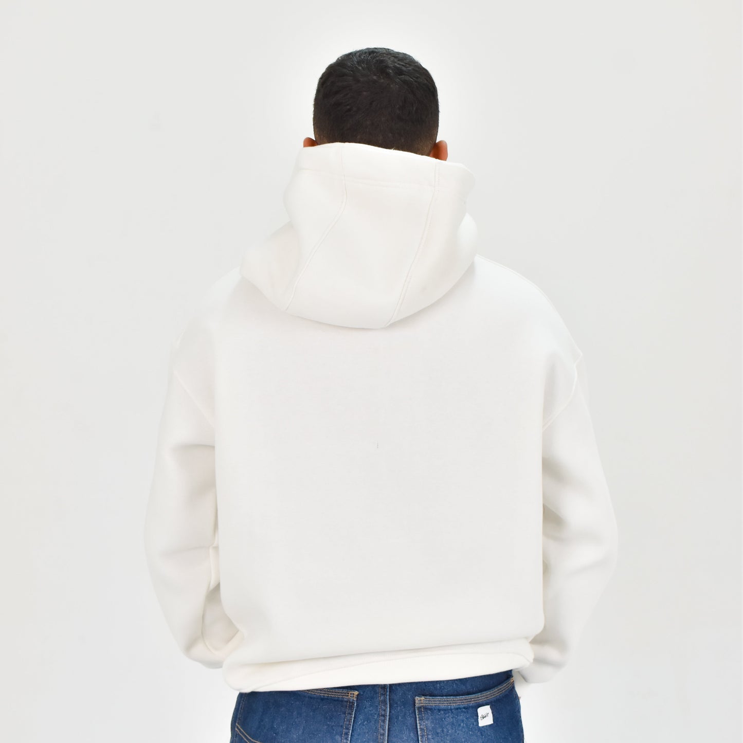 White Unisex Oversized Hoodie